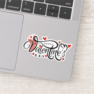 Happy valentines day sticker