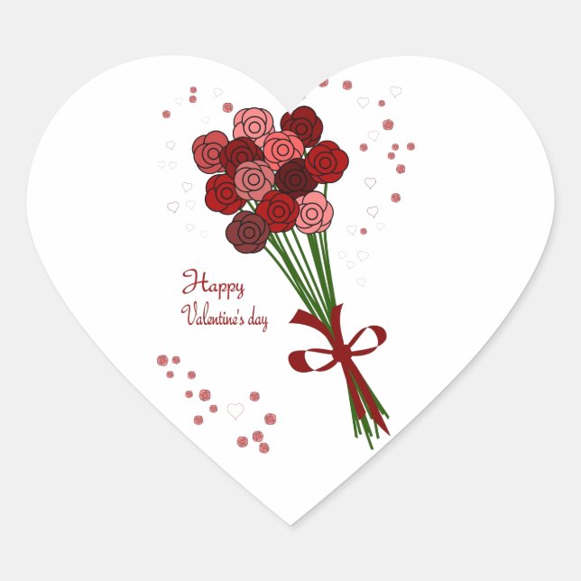 Happy Valentine's Day sticker (Front)