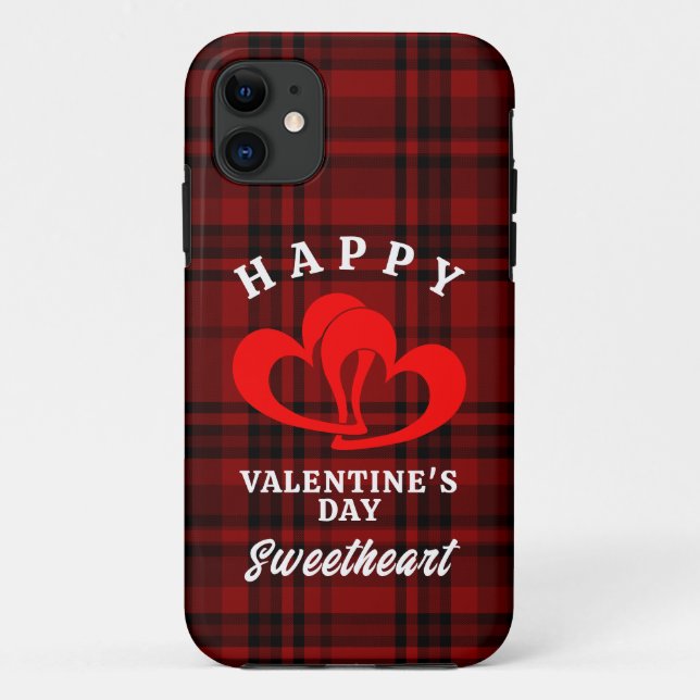 HAPPY VALENTINE'S DAY SWEETHEART   Case-Mate iPhone CASE (Back)