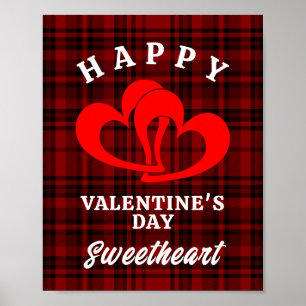 HAPPY VALENTINE'S DAY SWEETHEART POSTER