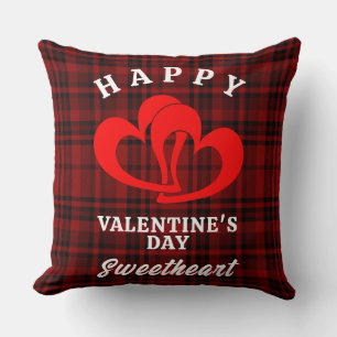 HAPPY VALENTINE'S DAY SWEETHEART THROW PILLOW