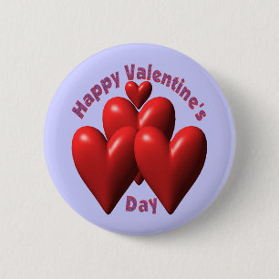 Happy Valentines Day T-shirts and Gifts 2 Inch Round Button