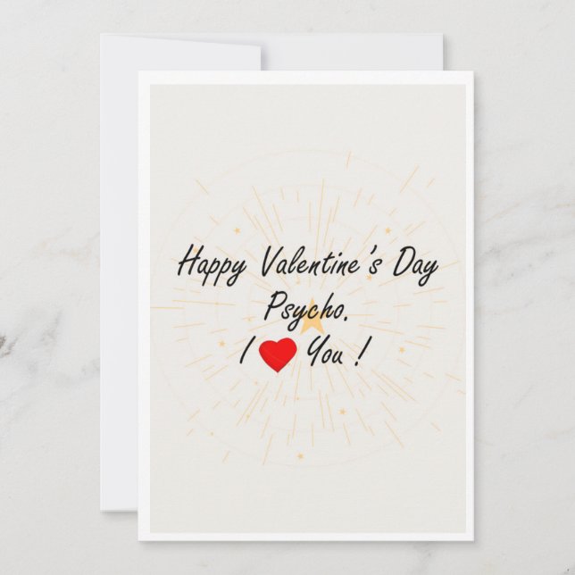 happy valentines day thank you card (Front)