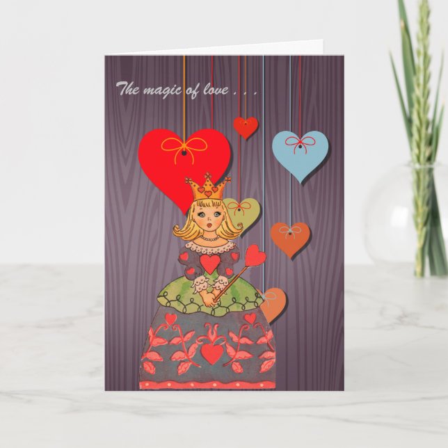 Happy Valentine's Day The Magic of Love Card (Front)