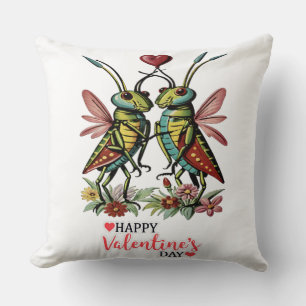 Happy valentine's day  throw pillow