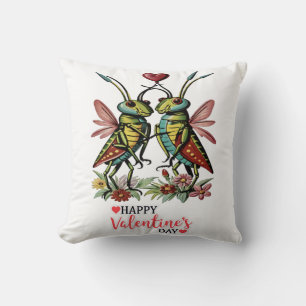 Happy valentine's day  throw pillow