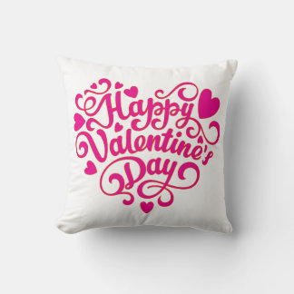 HAPPY VALENTINES DAY THROW PILLOW