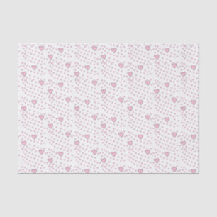Happy Valentine's Day Tissue Paper Pink Hearts