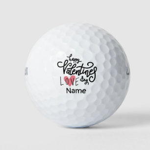 Happy Valentine's Day to Golfer with Love Golf Balls