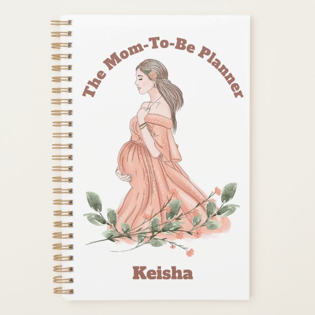 Happy Valentine's Day To The Mom-To-Be Planner (Front)