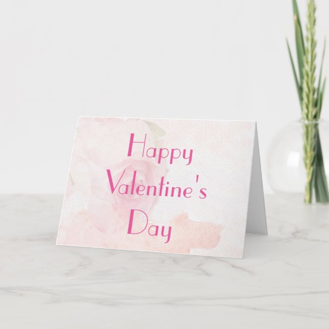 Happy Valentine's Day to the One I Love Card (Front)
