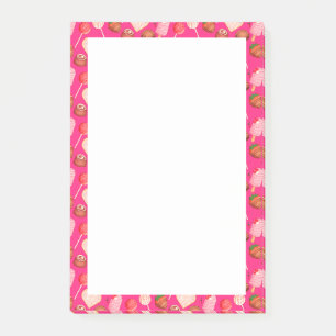 Happy Valentine's Day Treats And Candy Pattern Post-it Notes