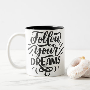 Happy Valentine's Day Two-Tone Coffee Mug