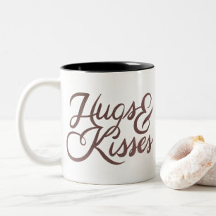 Happy Valentine's Day Two-Tone Coffee Mug