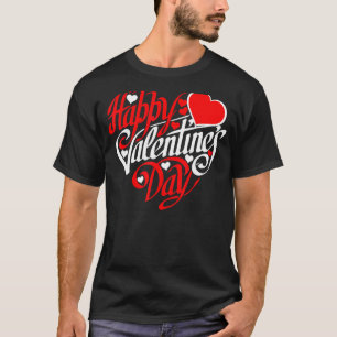Happy Valentines Day Valentine Heart Shape T-Shirt
