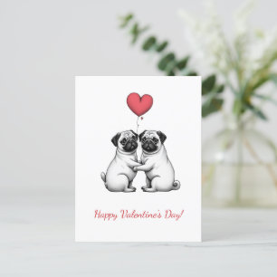 Happy Valentine's Day! Valentine's card.  Holiday Postcard