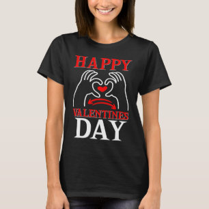 Happy valentines day valentines couple couples T-Shirt