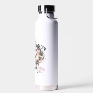 Happy valentine's day water bottle