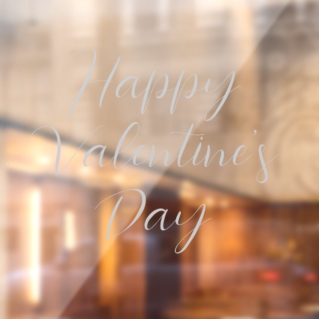 Happy Valentine's Day Window Cling (Sheet 2)