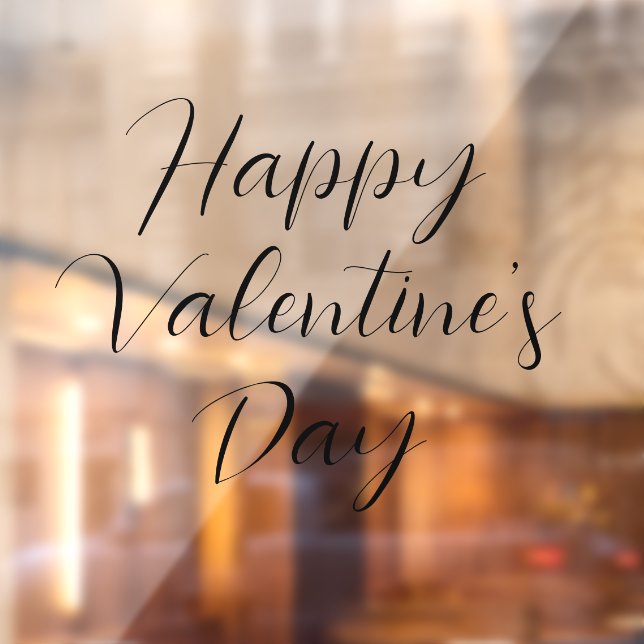 Happy Valentine's Day Window Cling (Sheet 2)