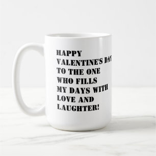 Happy Valentine's Day Wishes Couple  Coffee Mug