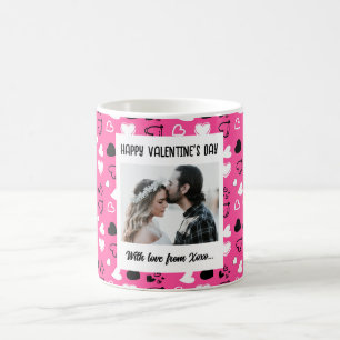 Happy Valentine's Day With Love Coffee Mug