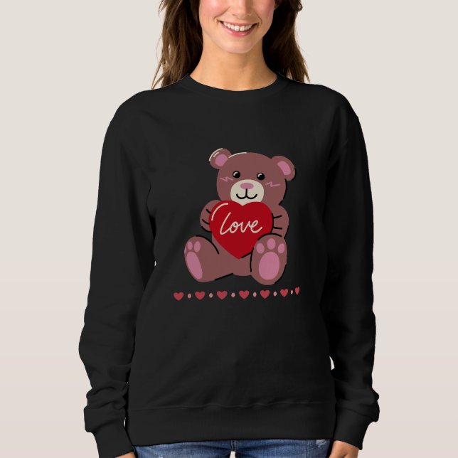 Happy Valentine's Day Women's Sweatshirt (Front)