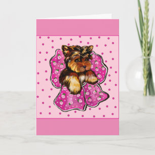 Happy Valentine's Day Yorkie Card
