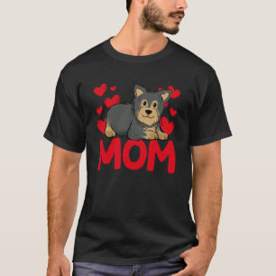 Happy Valentine's Day Yorkshire Mom Mothers Day Va T-Shirt