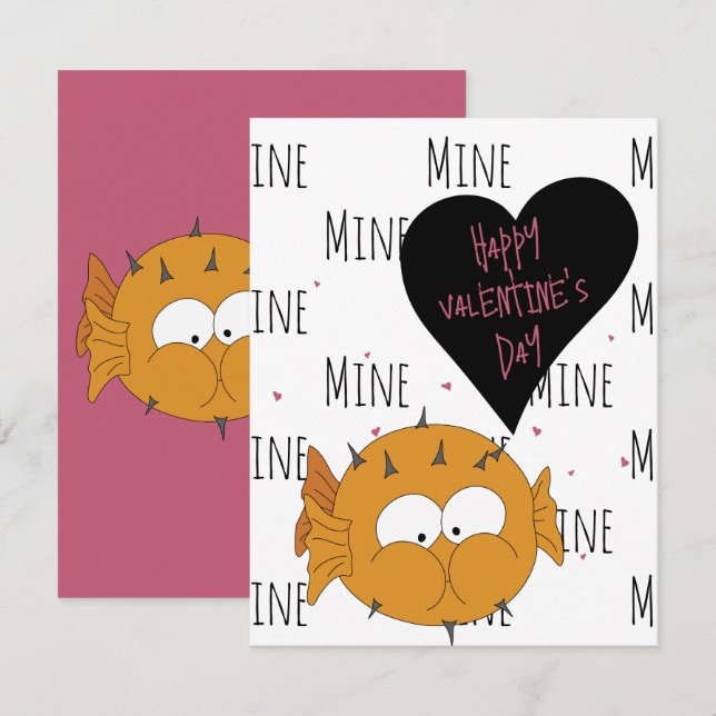 Happy Valentine's Day | Your Swell! | Puffer Pun  Card (Front/Back)