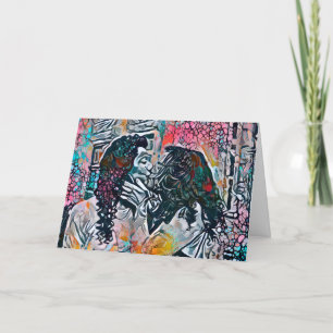 Happy Valentine's Day   Your Words Couple Kissing Holiday Card
