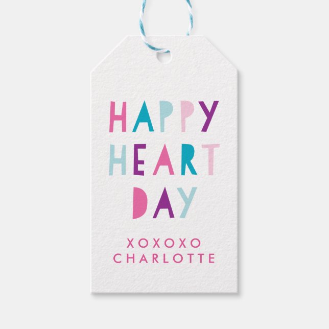 Happy Valentine's Gift Tag 2 (Front)