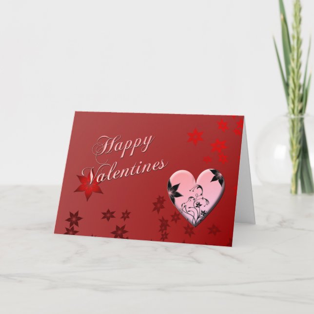 Happy Valentines Holiday Card (Front)