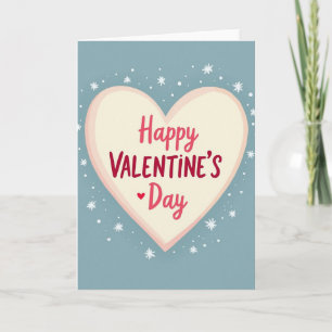 Happy Valentines Soft Star Card