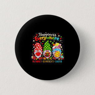 Happy Valentines St Patrick Easter Happy Holiday G 2 Inch Round Button