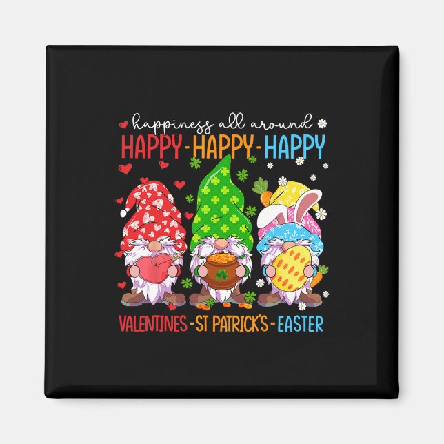 Happy Valentines St Patrick Easter Happy Holiday G Magnet (Front)