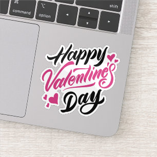 Happy valentines sticker