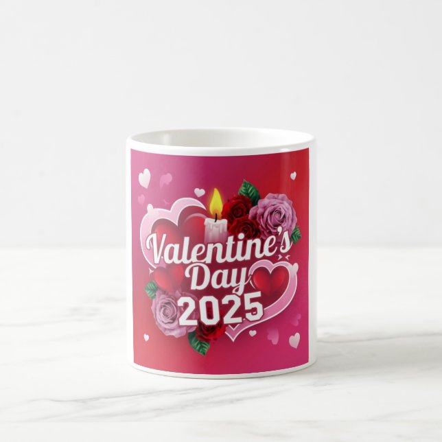 happy vallentine's day 2025 coffee mug (Center)