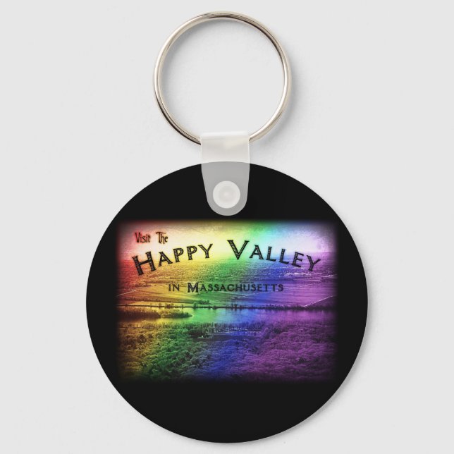 Happy Valley Massachusetts Keychain (Front)