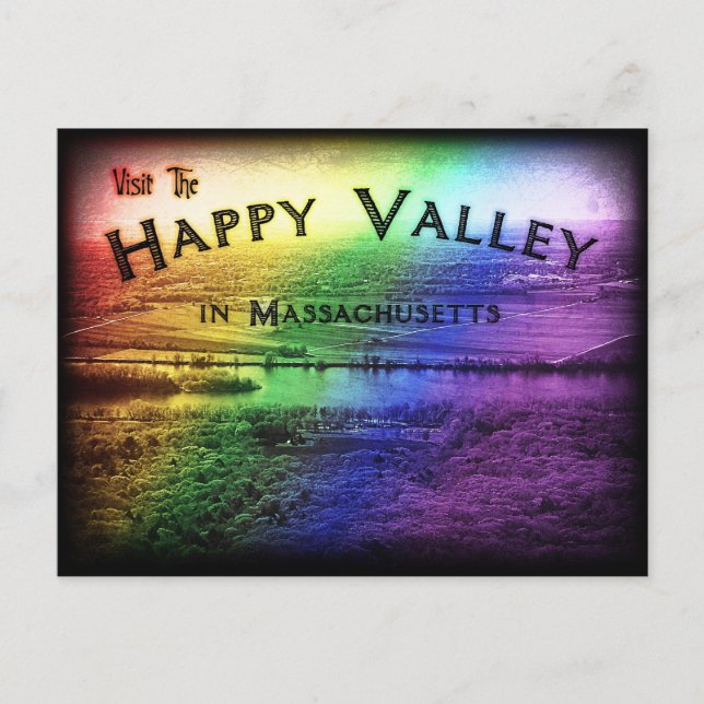 Happy Valley Massachusetts Postcard (Front)
