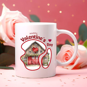 Happy Velentine's Day - Darling Valentine Two-Tone Coffee Mug