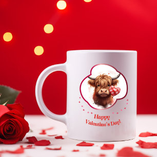 Happy Velentine's Day - Sweetheart's Kiss Two-Tone Coffee Mug