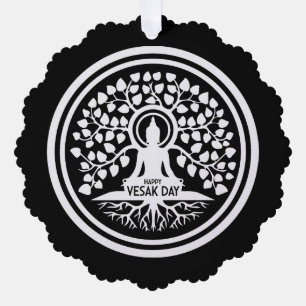 Happy Vesak Day Ornament Card