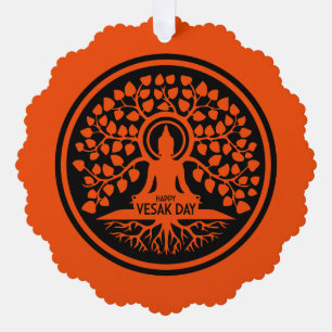 Happy Vesak Day Ornament Card