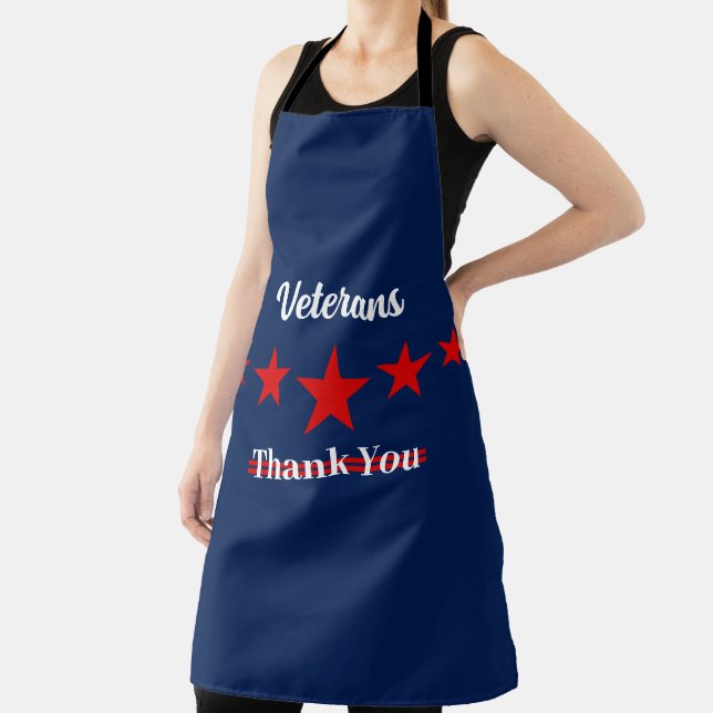 Happy Veterans Day  Apron (Insitu)