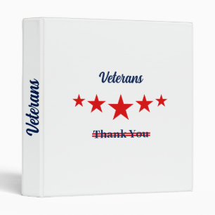 Happy Veterans Day  Binder