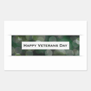 Happy Veterans Day (bokeh) Sticker