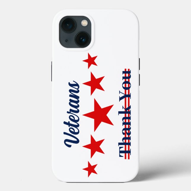 Happy Veterans Day  Case-Mate iPhone Case (Back)