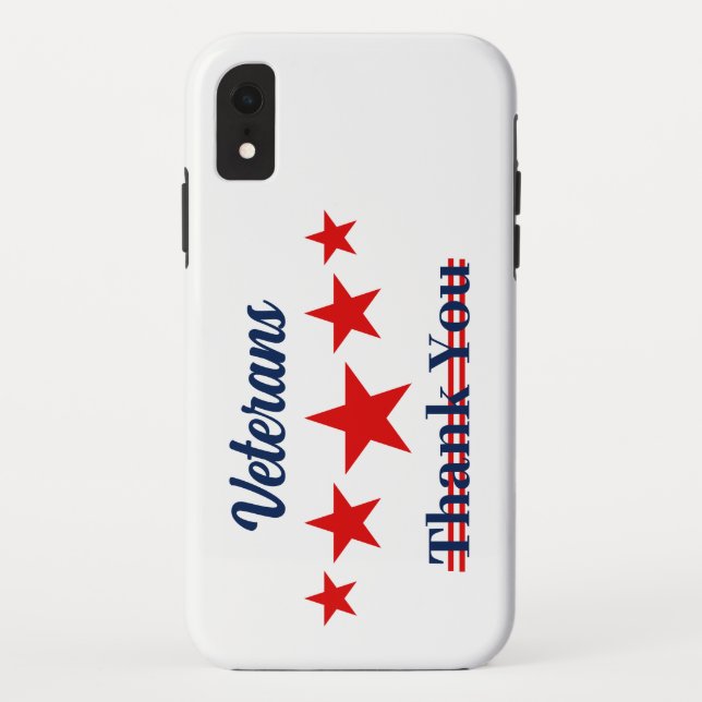 Happy Veterans Day  Case-Mate iPhone Case (Back)