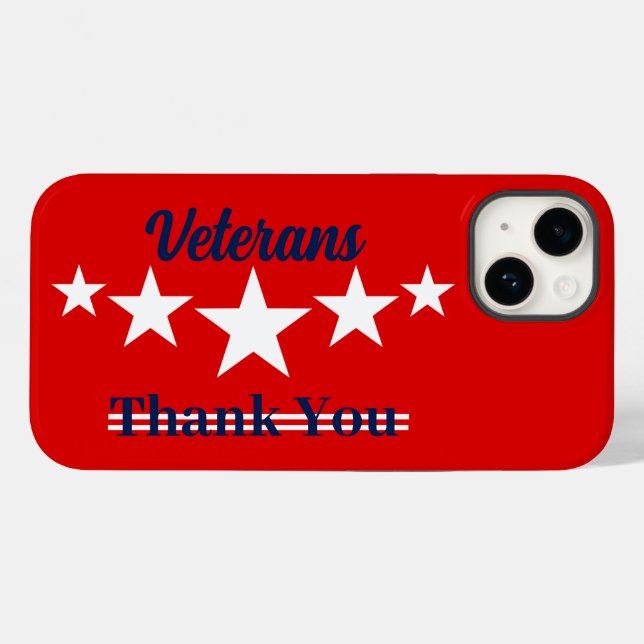Happy Veterans Day  Case-Mate iPhone Case (Back (Horizontal))